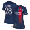 Officiële Voetbalshirt Paris Saint-Germain C. Soler 28 Thuis 2023-24 - Dames